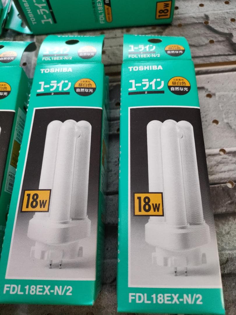 東芝TOSHIBA ユーラインFDL18EX-N/2 18W 7個セット
