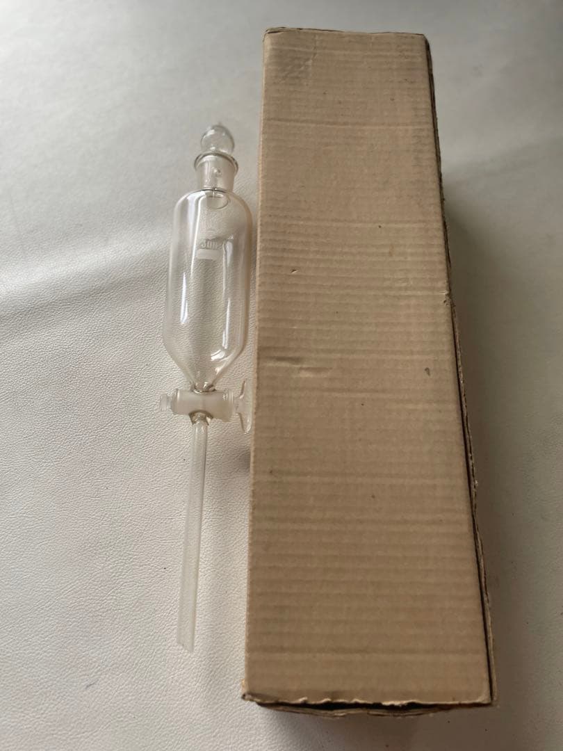 北海計量器株式会社 硝子体積計 分液ロート 円筒形 300ml 11 SUPER