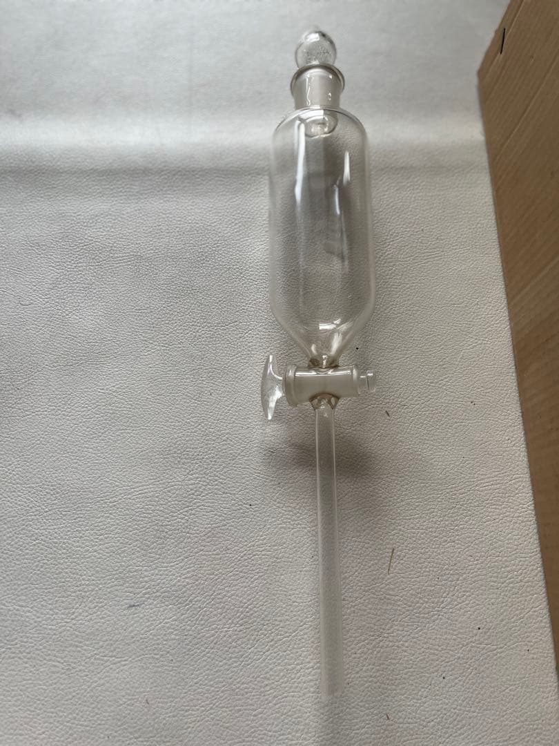 北海計量器株式会社 硝子体積計 分液ロート 円筒形 300ml 11 SUPER