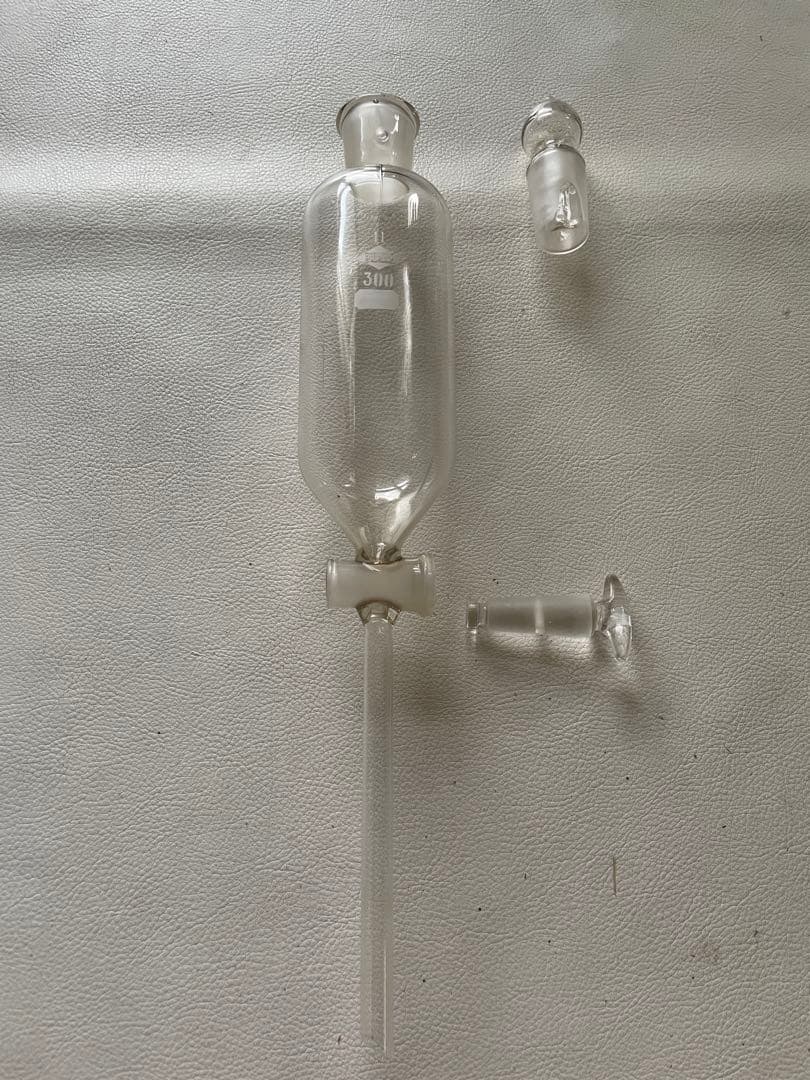 北海計量器株式会社 硝子体積計 分液ロート 円筒形 300ml 11 SUPER