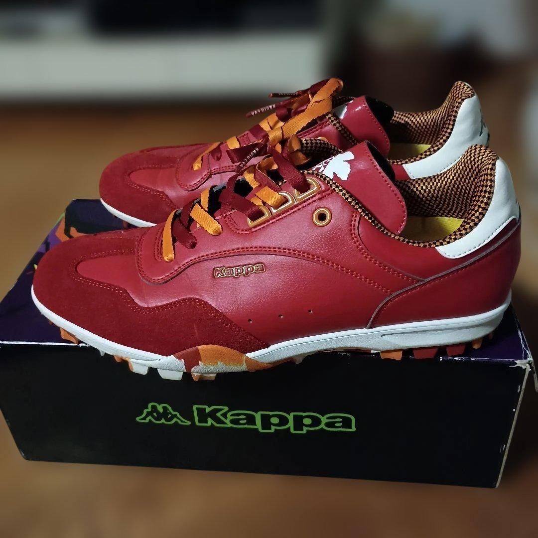 【即決値下げ】Kappa EVAコラボ レッド golf スニーカー