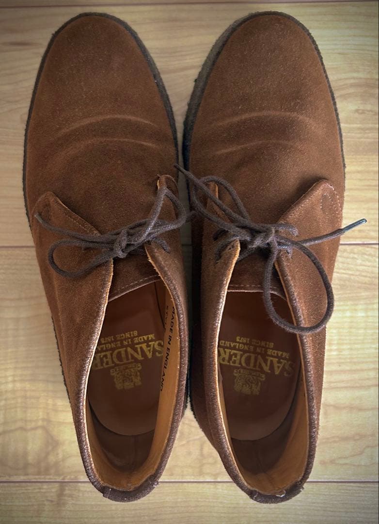 SANDERS BRITCHUKKA サンダース　チャッカブーツUK4.5
