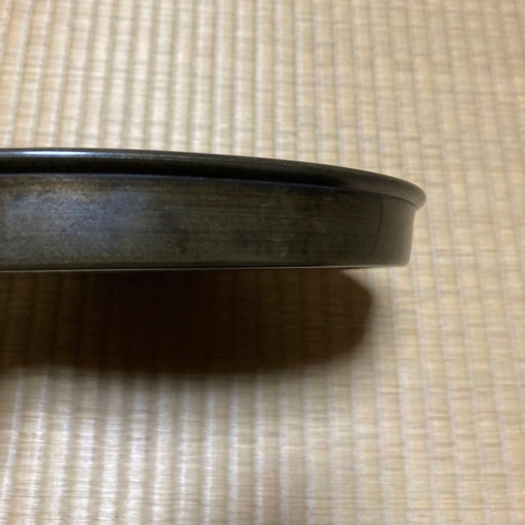 砂張盆？　お盆　金属　無地