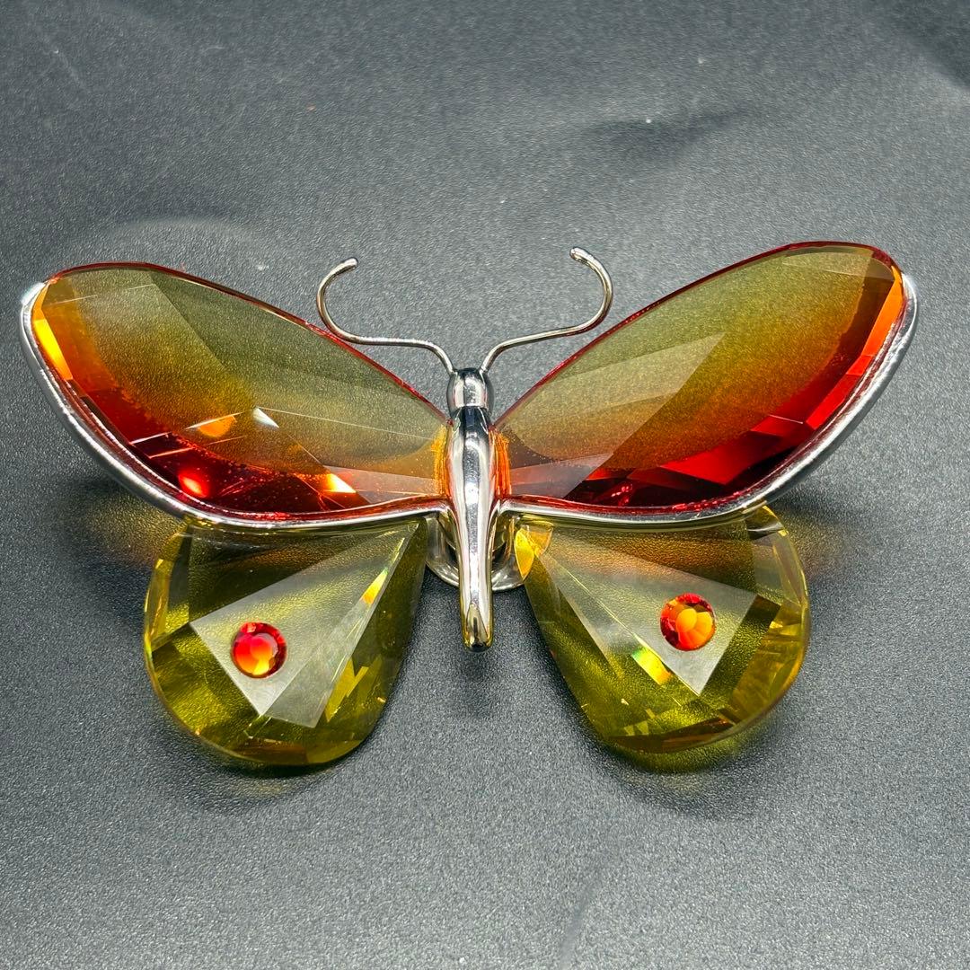 箱付き　スワロフスキーバタフライ アーボリア ファイア オパール 　no.175