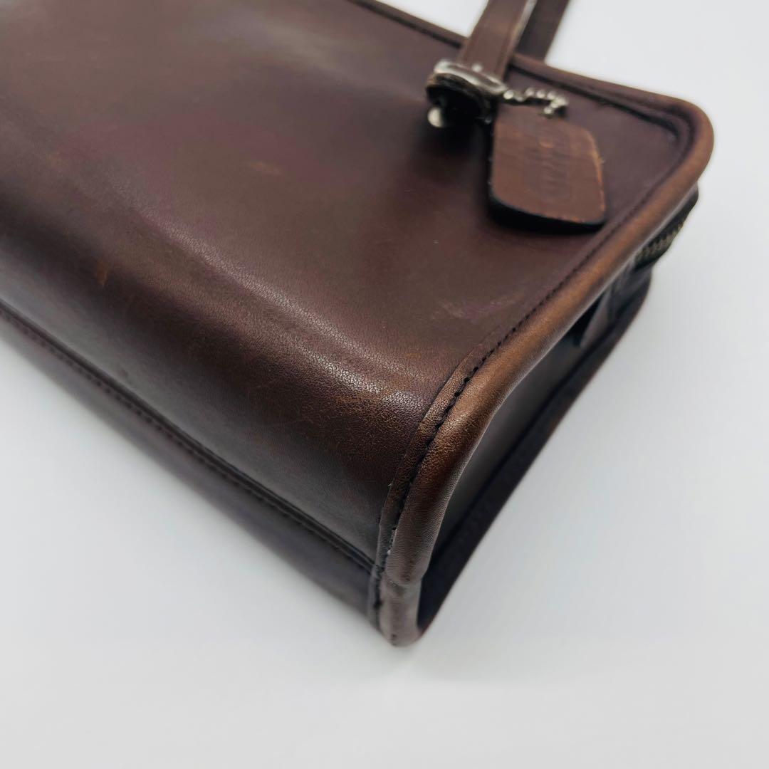 オールドコーチ　ショルダーバッグ　 希少9051 USA製 ブラウン