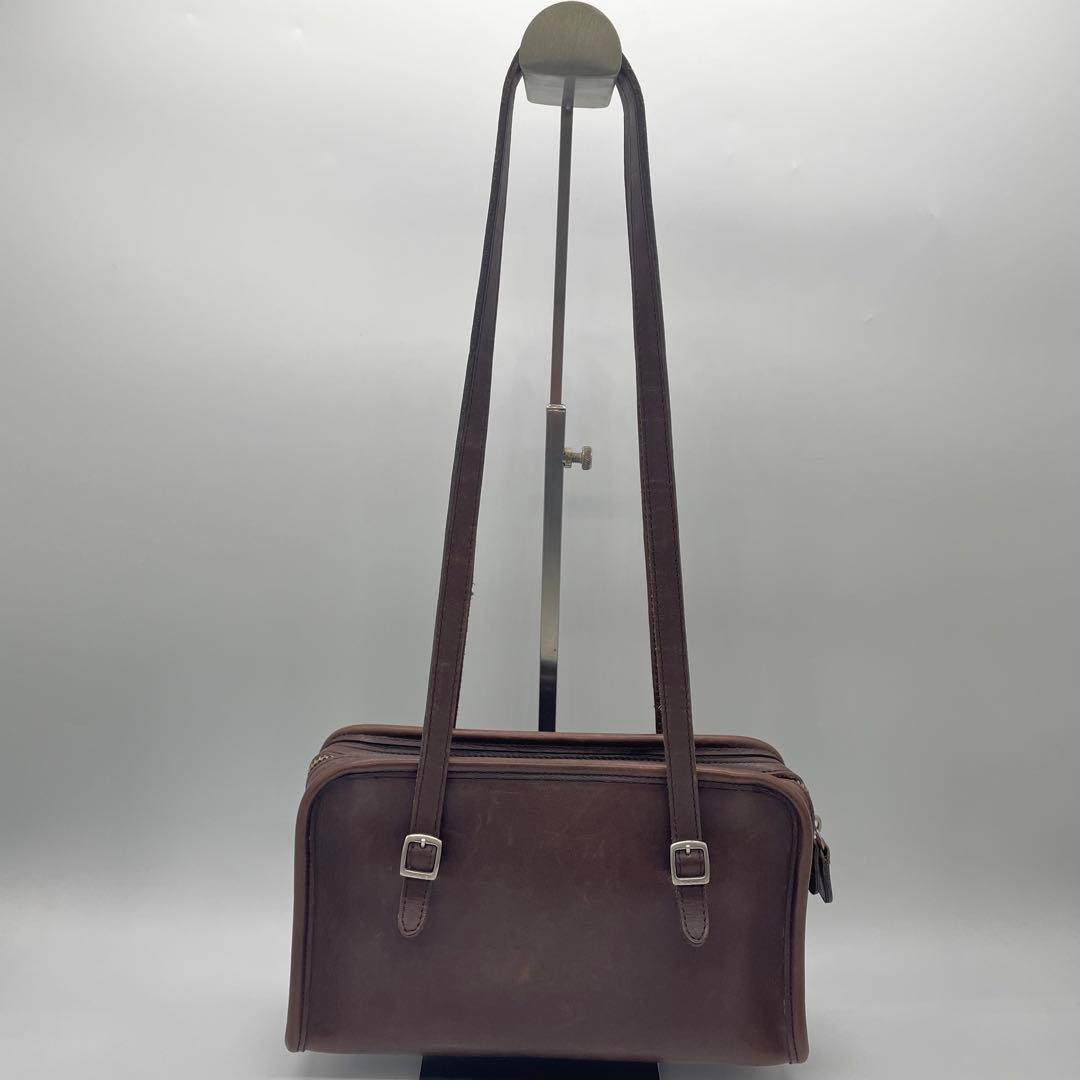 オールドコーチ　ショルダーバッグ　 希少9051 USA製 ブラウン