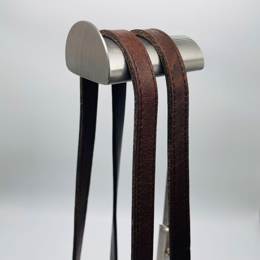 オールドコーチ　ショルダーバッグ　 希少9051 USA製 ブラウン