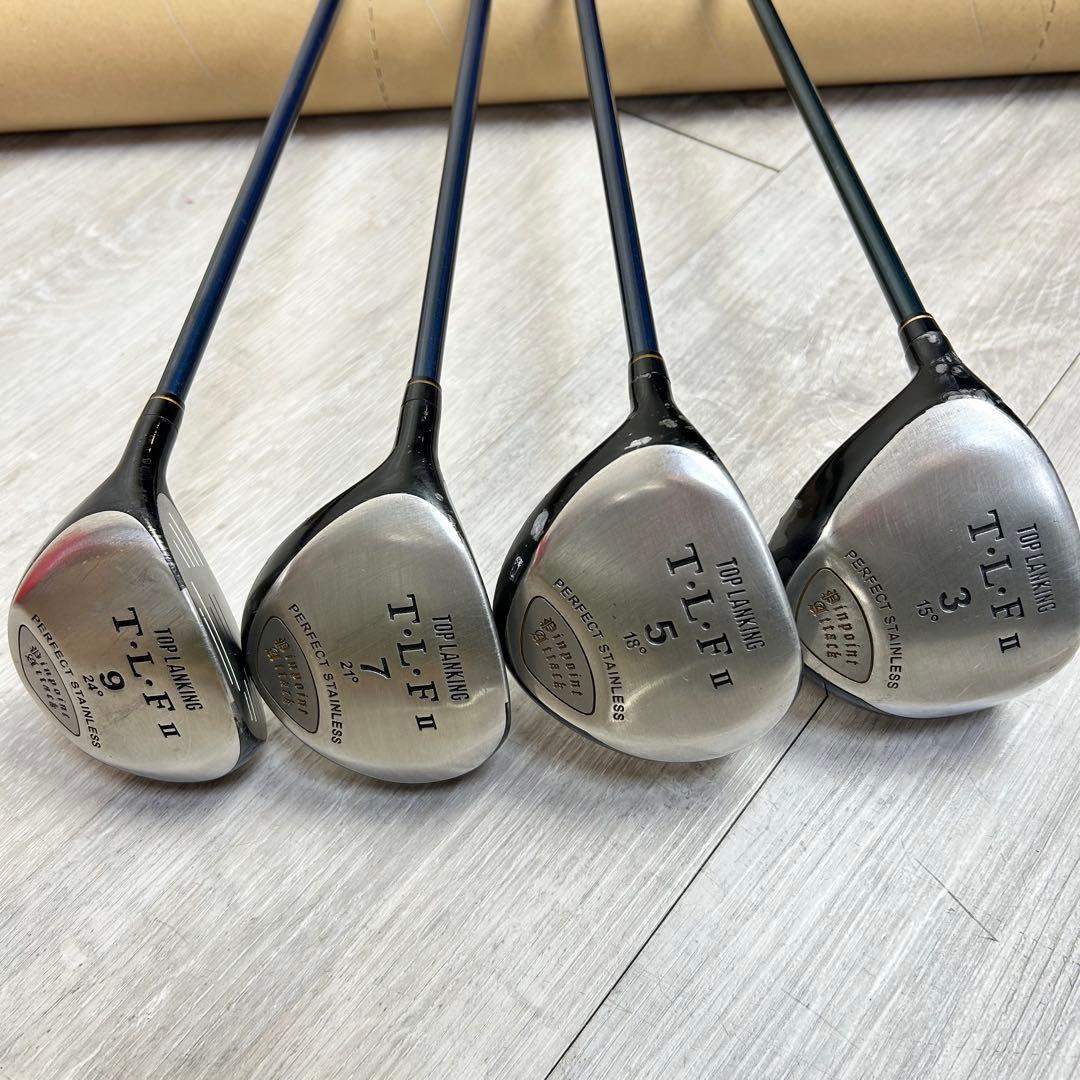 【レディース左】T.L.F II レフティ ウッド4本セット　左きき用