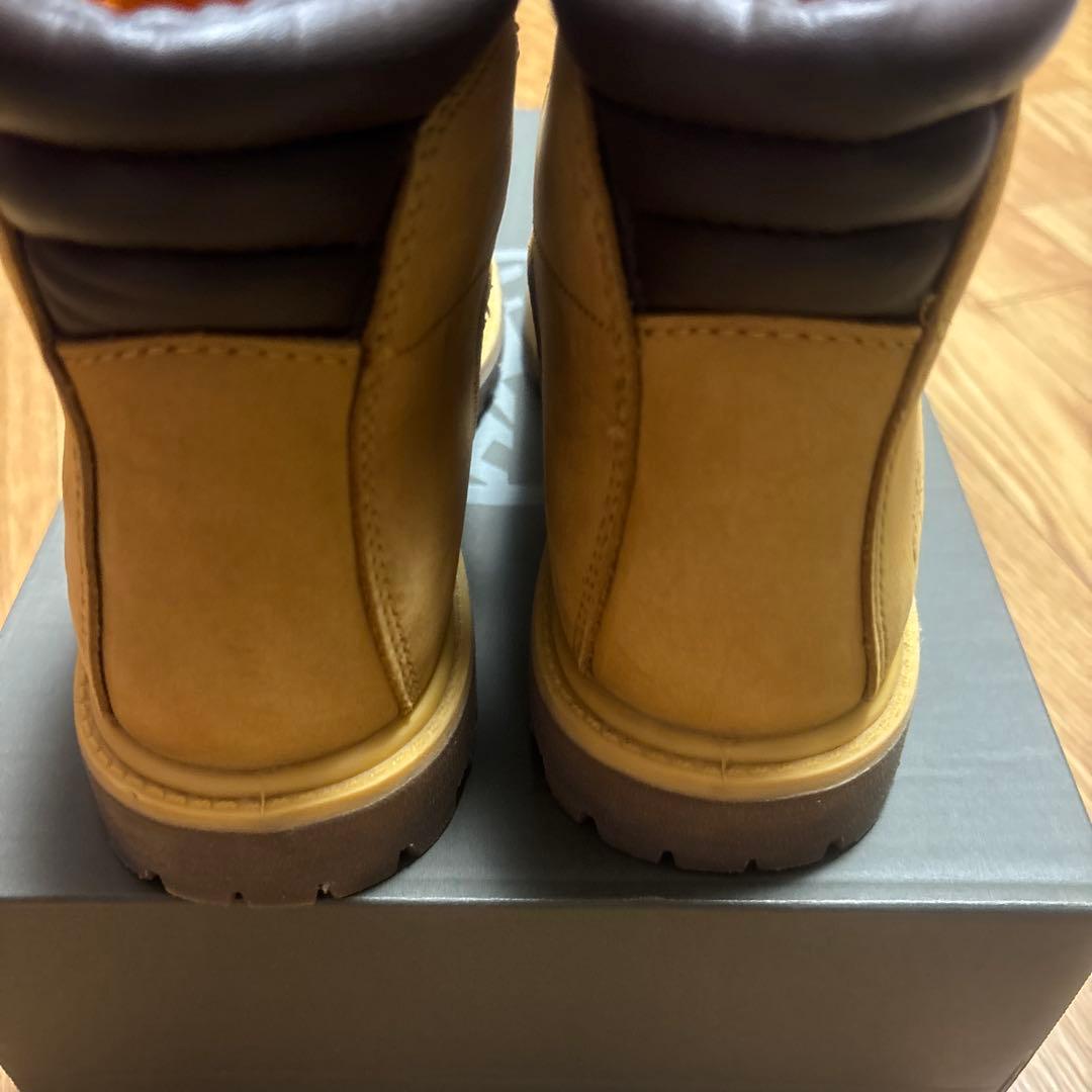 【美品】23.0 Timberland ブラウン ワークブーツ TB012909
