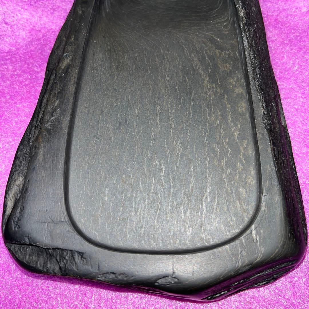 ⭕️高島虎斑石硯　希少　福井永昌堂　泰石　天然硯　新品未使用　女性好み作品