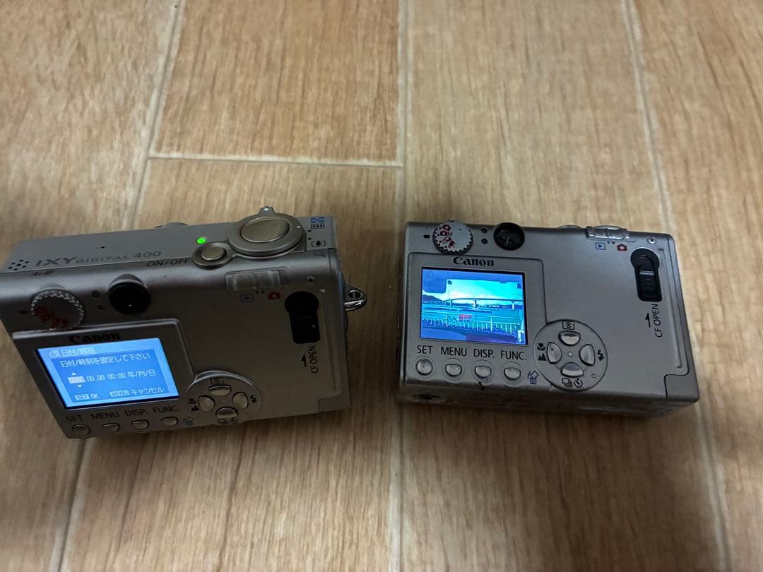 ★希少2台セット★Canon キャノン IXY400 デジタルカメラ シルバー