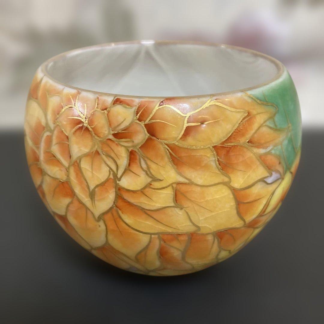 陶あん豪華な玉湯呑み