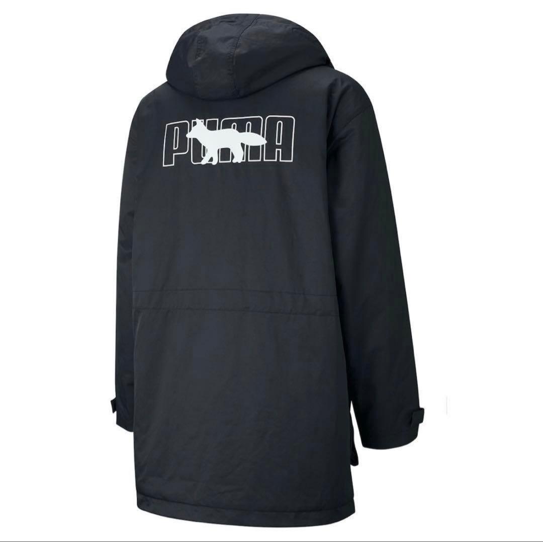 コラボ✨ 希少 【未使用級】 メゾンキツネ × プーマ ベンチコート 黒 M