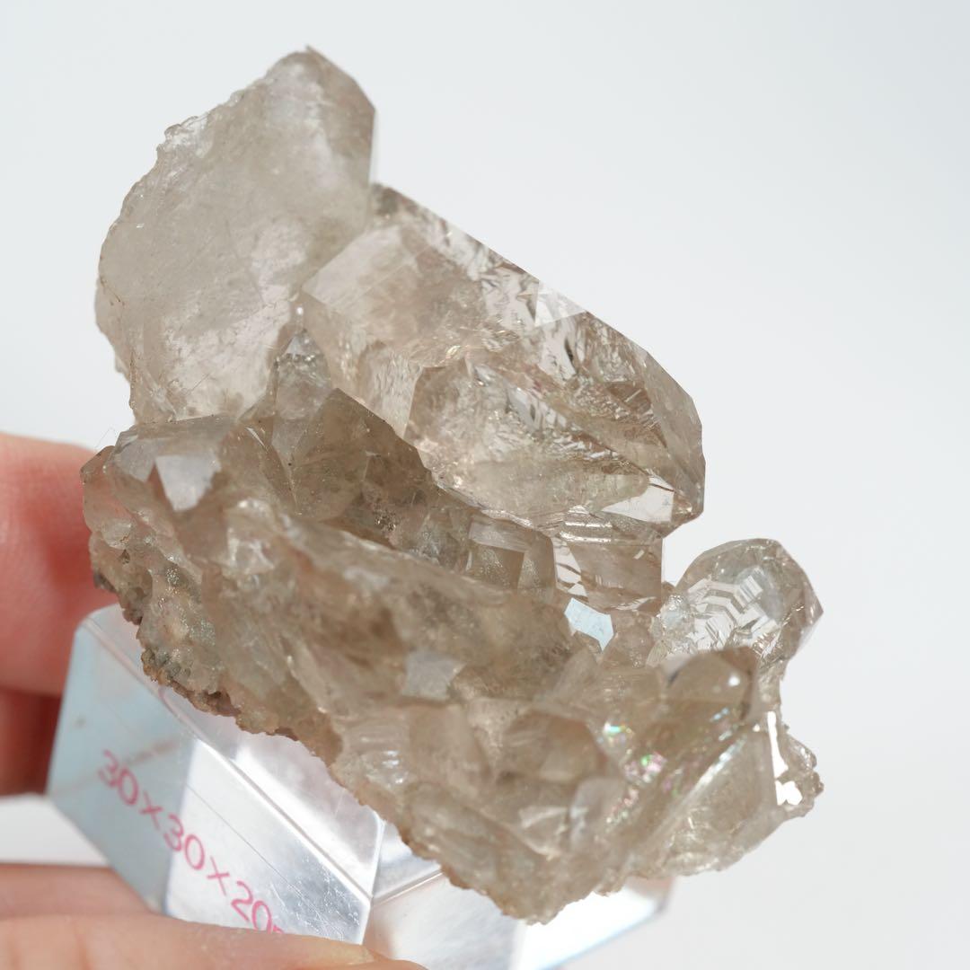 【宝石のような綺麗さ】スモーキークォーツ スイス産 58×34×23mm