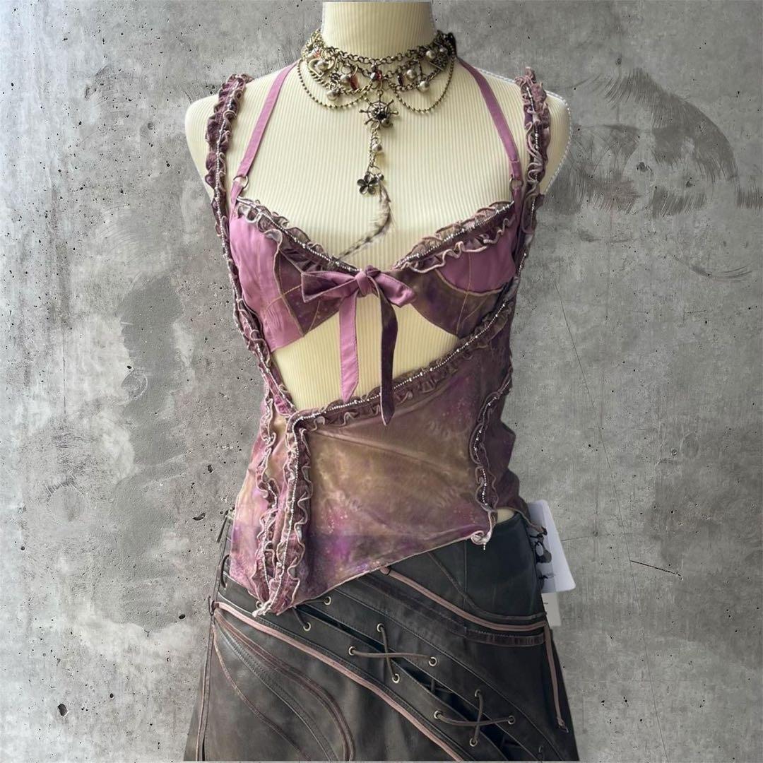 Open Aesthetic メッシュ 2ピーストップ – サイズ S