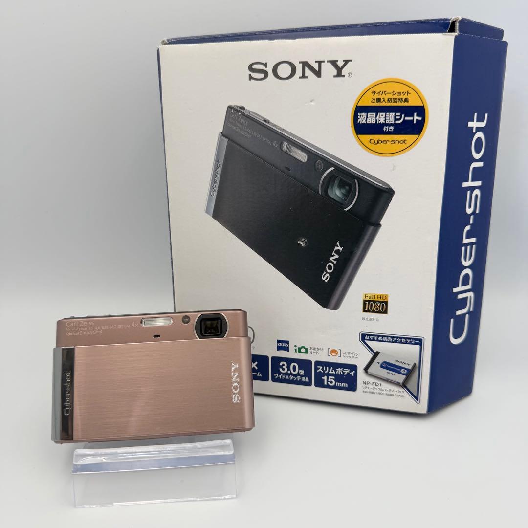 【極美品：実写有】SONY Cyber-shot DSC-T90 ブラウン
