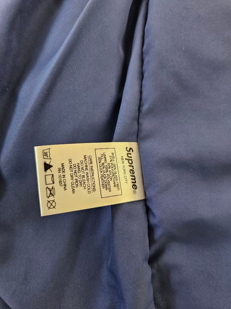 値下げ　Supreme Reflective Speckled ダウン