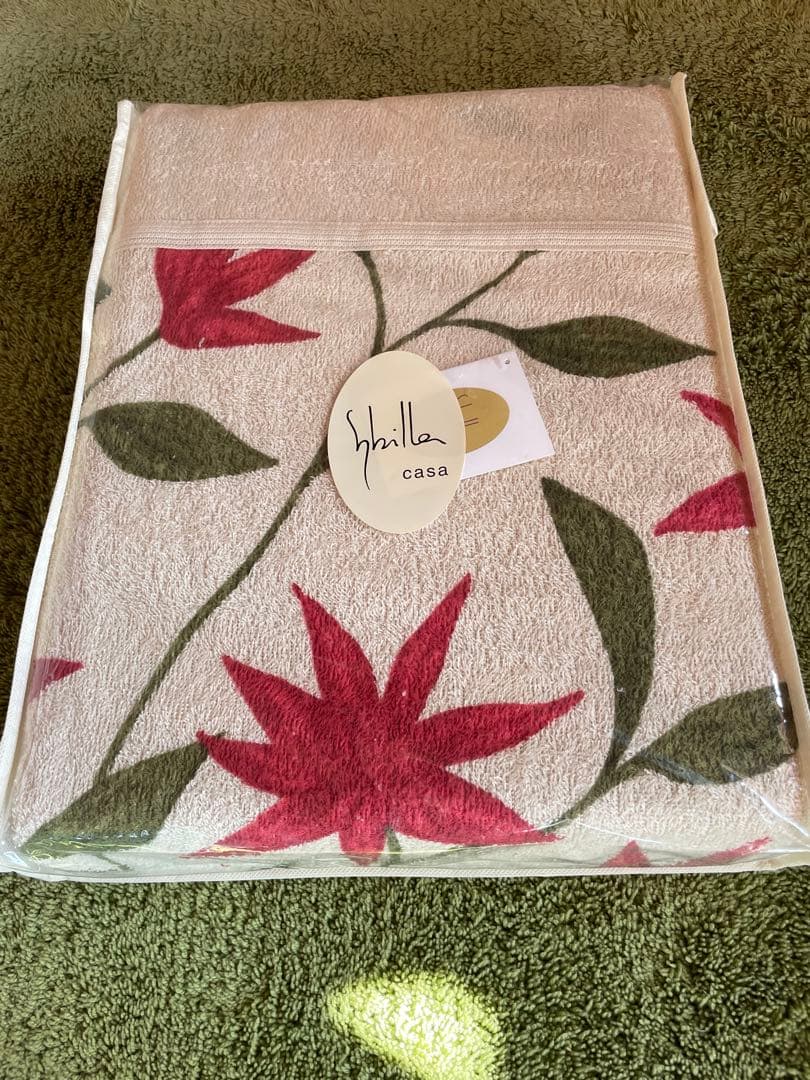 丸洗い可【シビラ】タオルケット140×190（フローレス）2枚セット