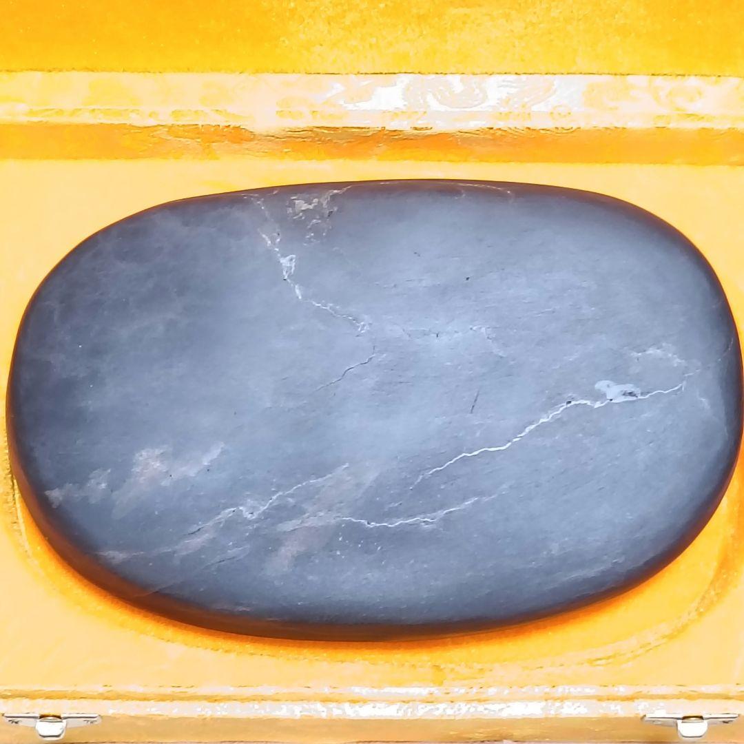 ⭐新品⭐中国硯 すずり 書道具 骨董品 手彫り 天然石端渓石 ケース付き