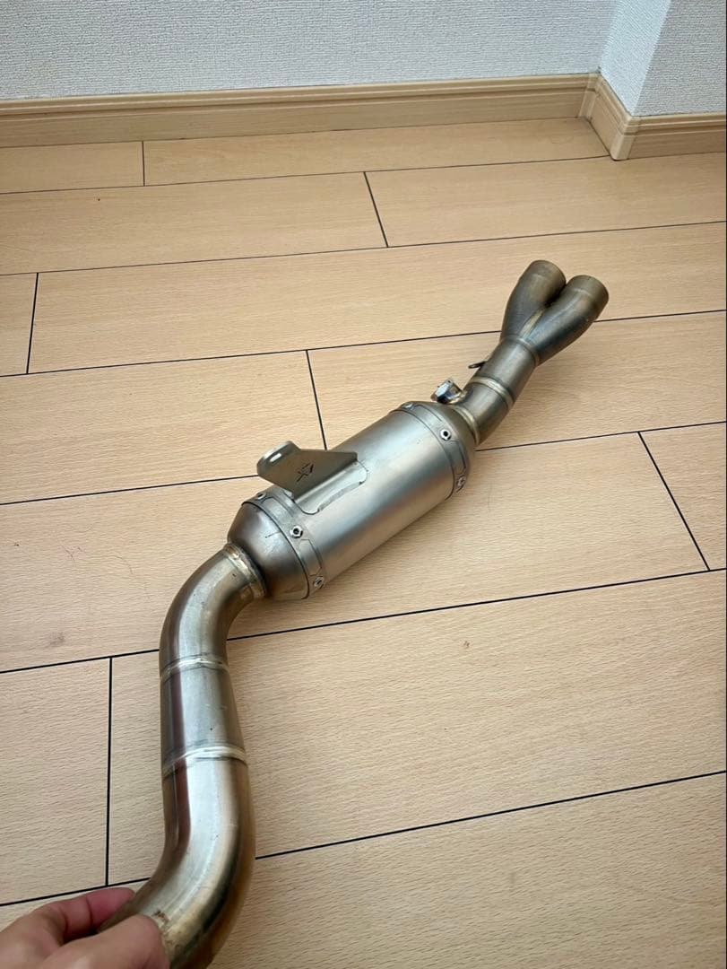 YZF-R7 AKRAPOVICレーシングラインフルエキゾーストシステム セット