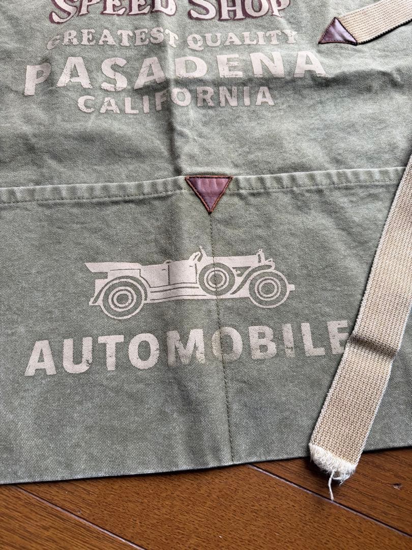 OLD CROW ビンテージ エプロン CROW BRAND グラッドハンド