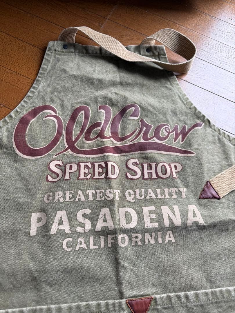 OLD CROW ビンテージ エプロン CROW BRAND グラッドハンド
