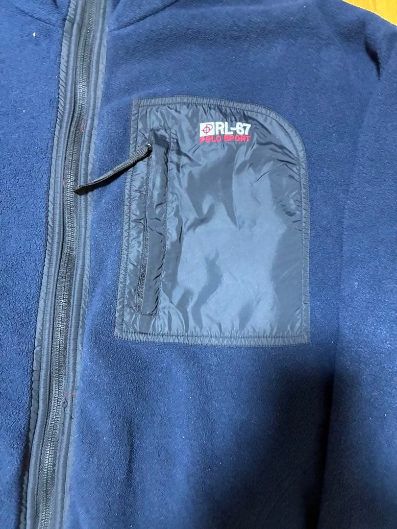 ラルフローレン ポロスポーツ RL-67 リバーシブル ナイロンフリース　XXL