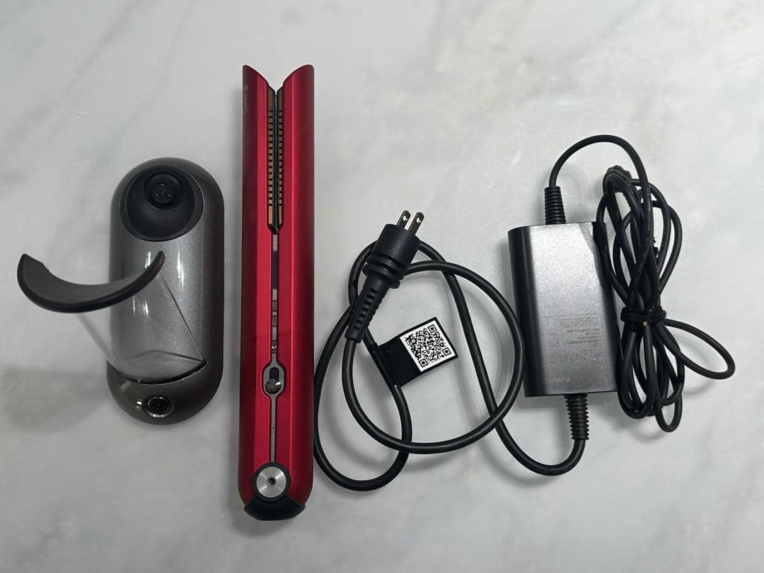 美品 ヘアアイロン Dyson Corrale レッド HS03