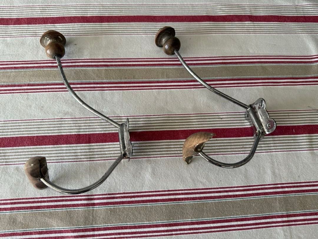 アンティーク壁掛けフック2個セット