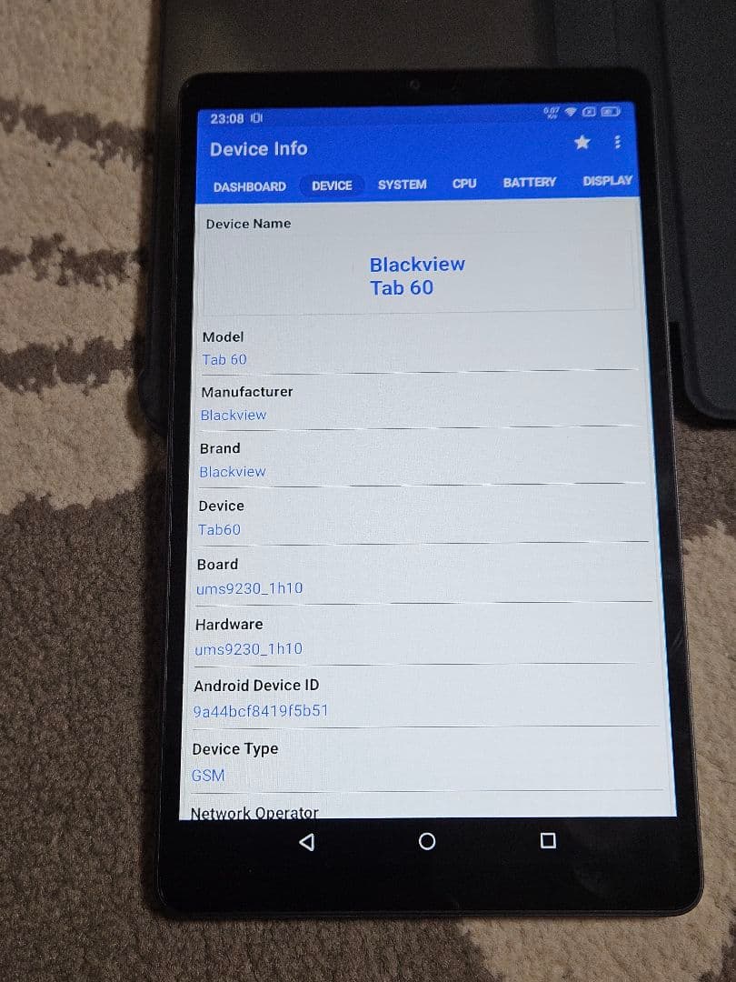 Blackview Tab60 8インチタブレット