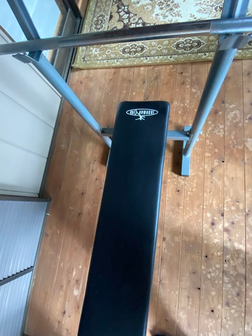 トレーニングベンチ　筋トレ　 ベンチプレス　プレート　シャフト