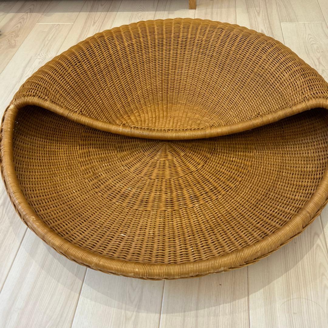 IDEE ラタン 円形座椅子 ブラウン POD スツール