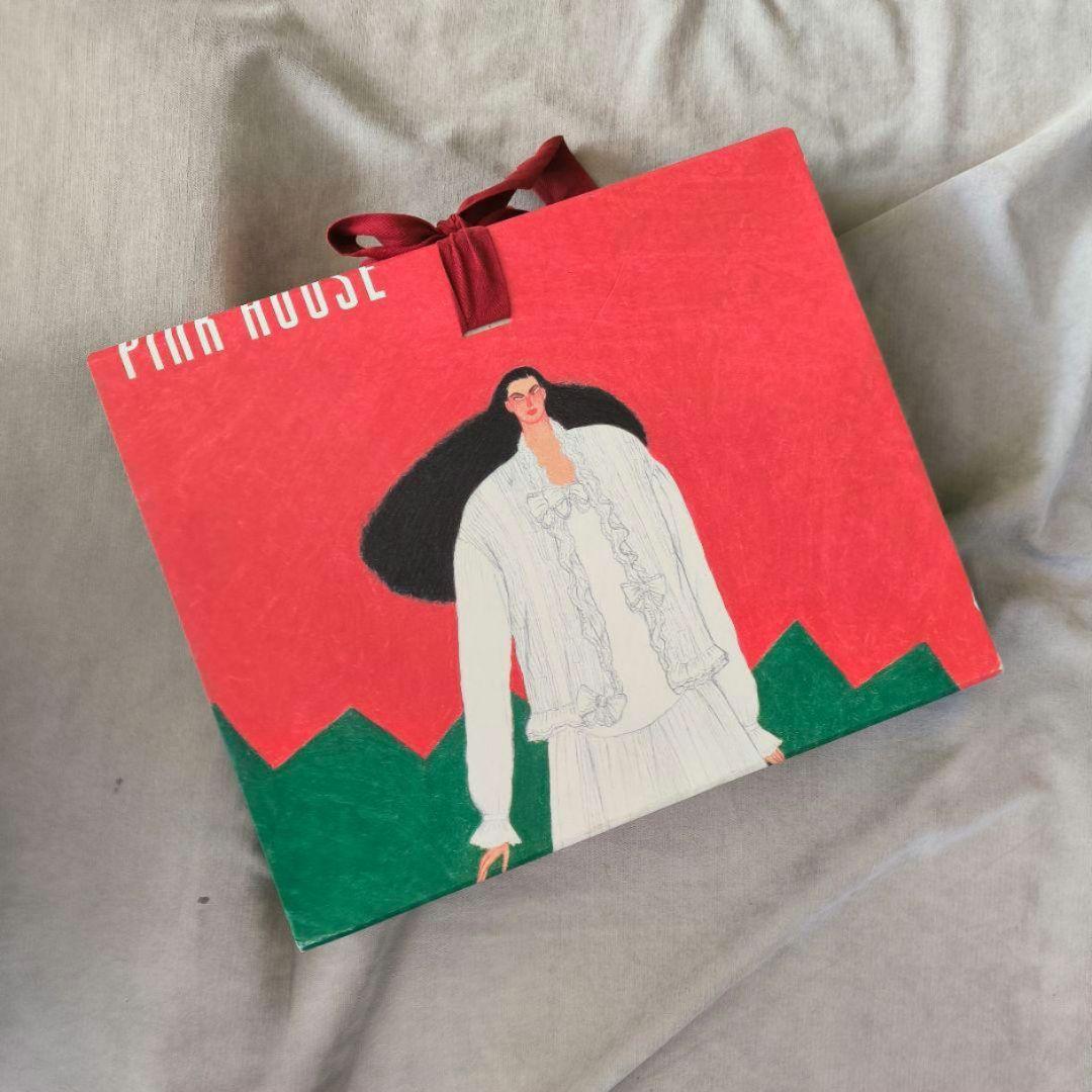 【最終値下げ】PINK HOUSE イラスト付きボックス 4個セット