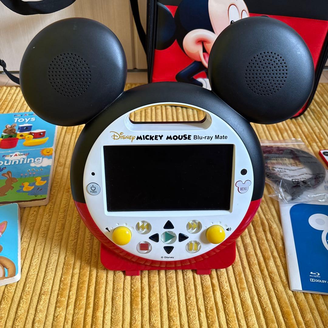 DWE ミッキーメイト　専用ケース　カーポケット　絵本付き