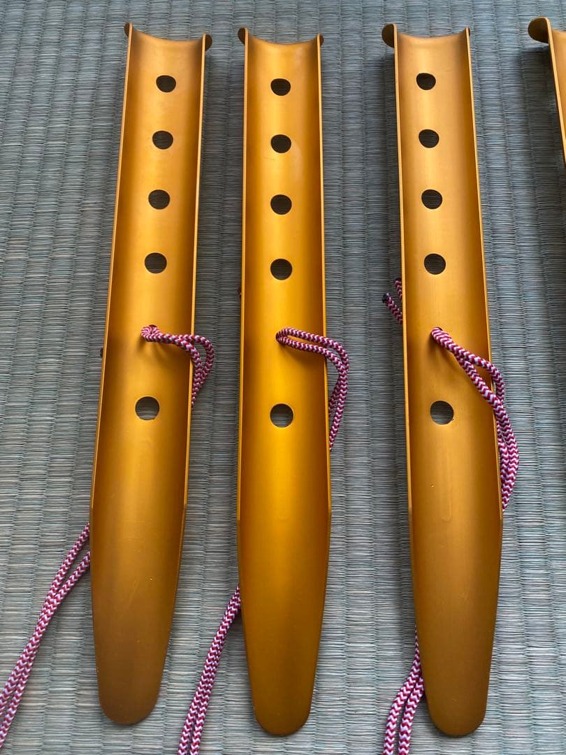 【未使用】Hilleberg ヒルバーグ　スノー&サンドペグ(6本)