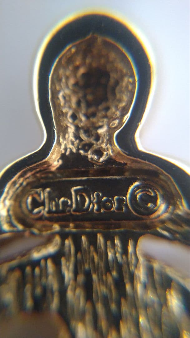 田中 野夫　Christian Dior ゴールドブローチ