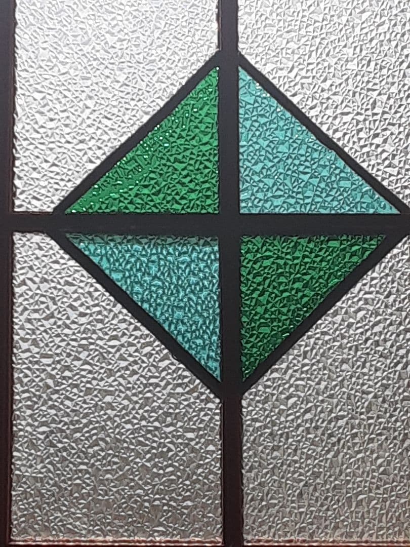 幾何学模様 ステンドグラスパネル