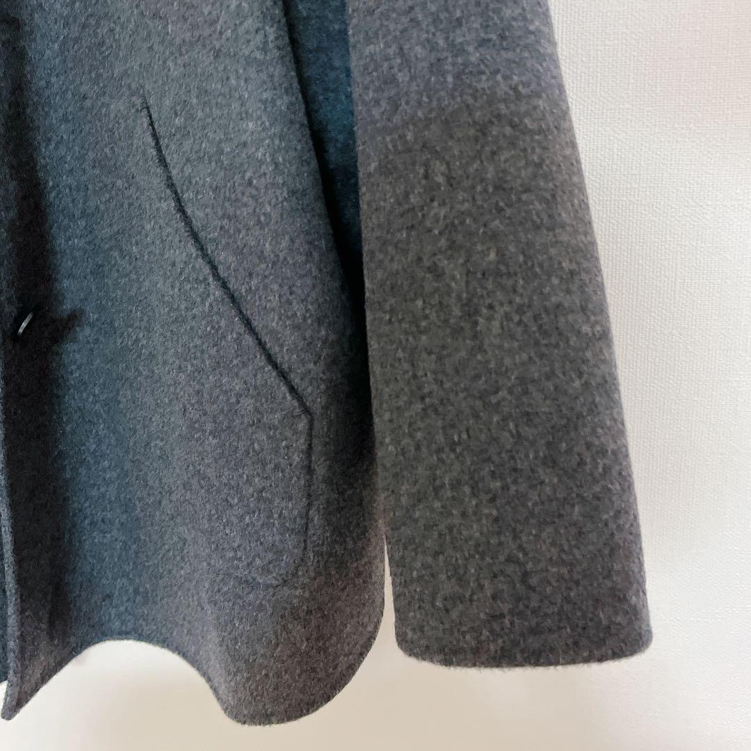 FRAMeWORK ハミルトンリバークルーネックコート グレー