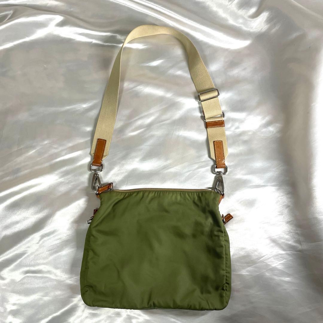 アーカイブ　miu miu ミュウミュウ　レザーナイロン　ショルダーバッグ