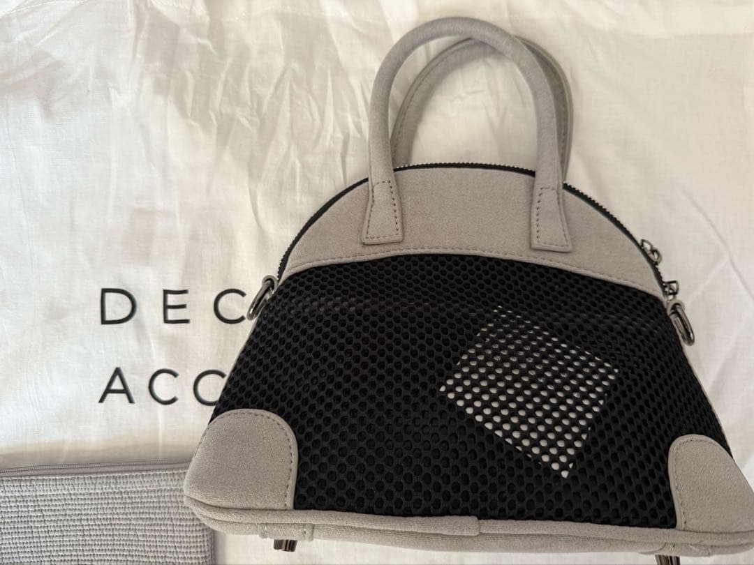 新品 Decollte Accessory メッシュバッグ グレー Sサイズ