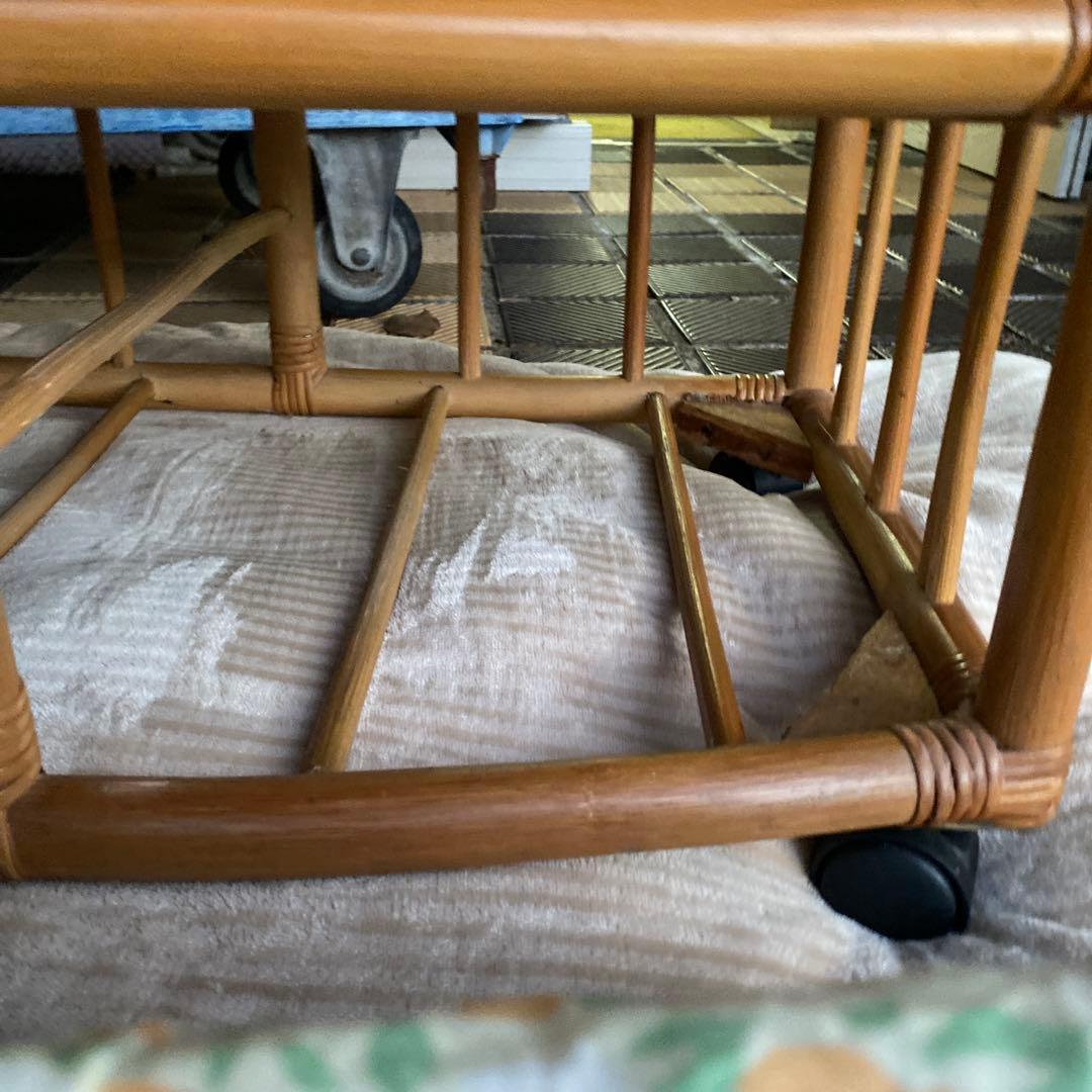 籐 ラタン ハンガーラック チェスト インテリア 昭和レトロ 当時物