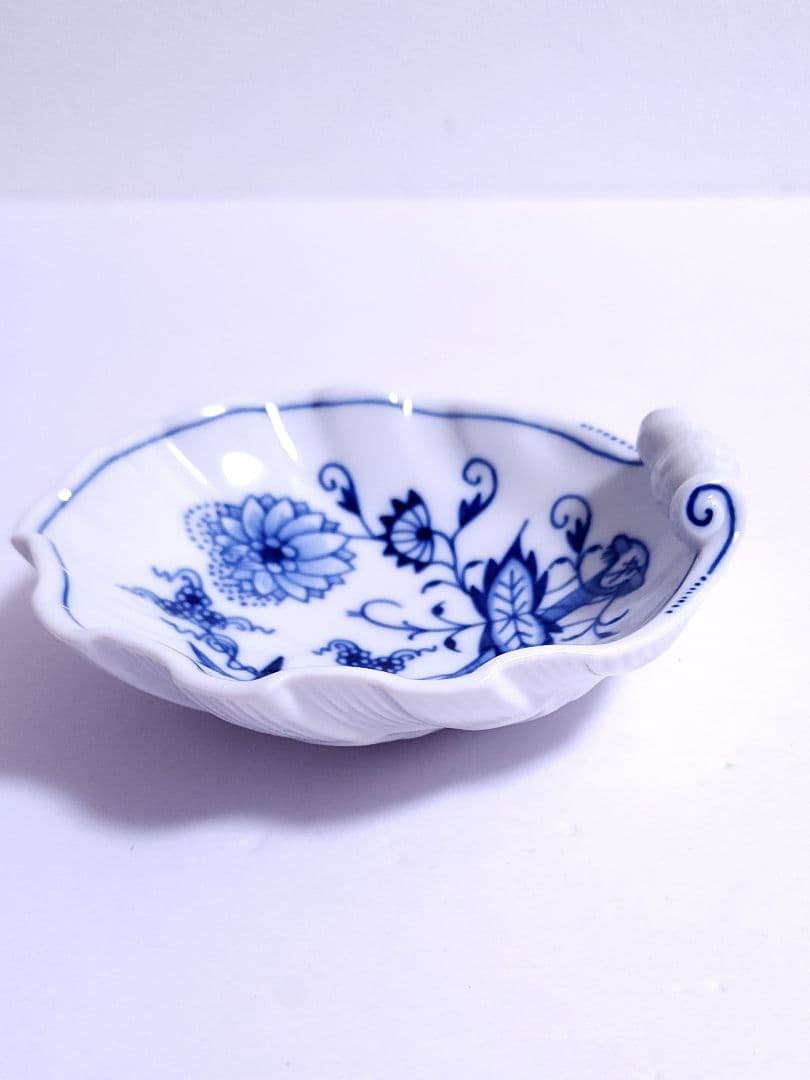 マイセン　MEISSEN ブルーオニオン シェル型ディッシュ5枚セット