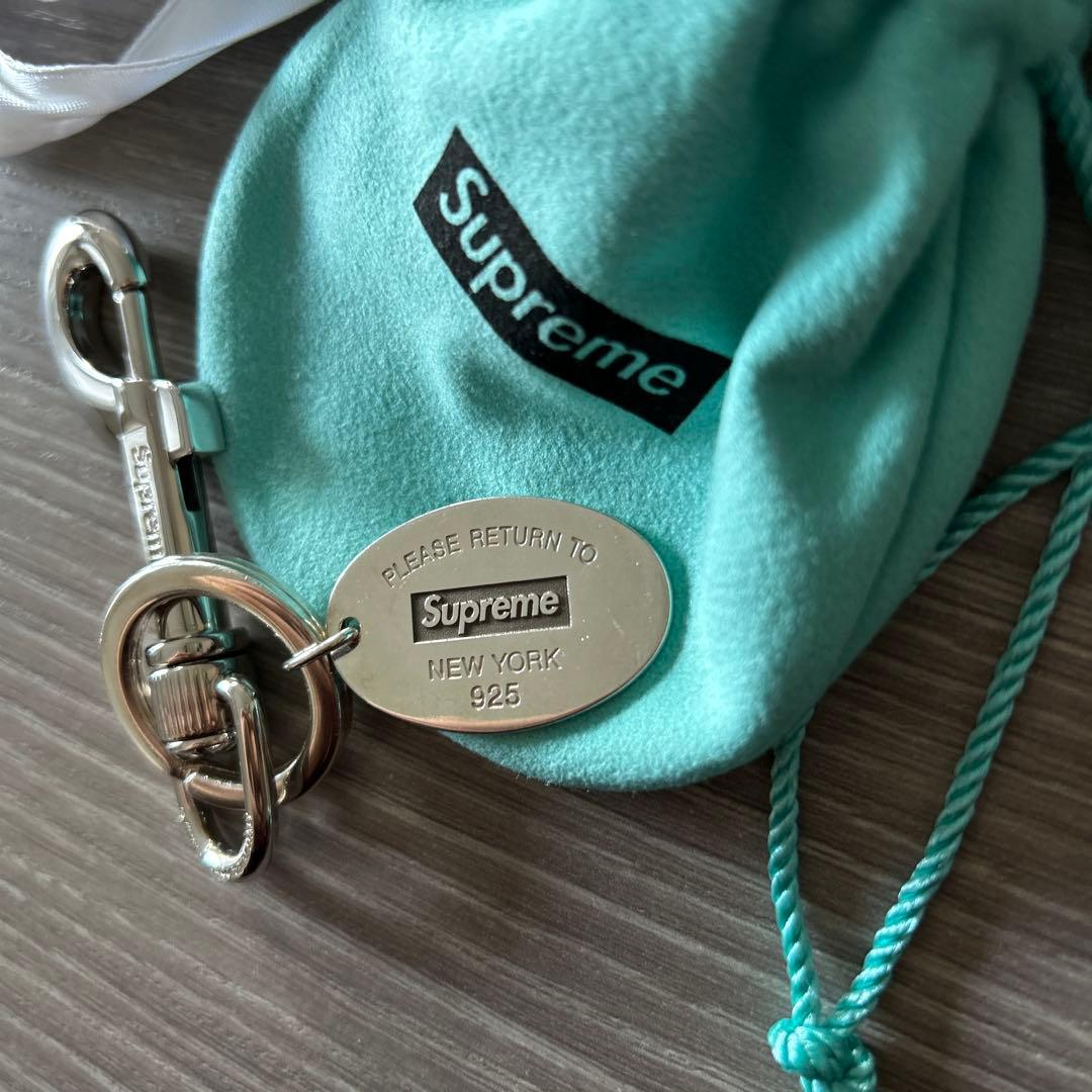 【付属品完備】supreme Tiffany keyring