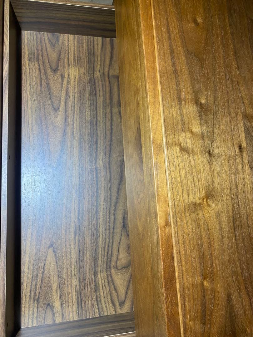 ✨大人気✨無印良品　ステンレスユニットシェルフ用　ボックス　ウォールナット