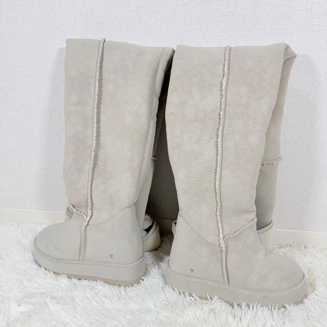 【美品】YELLO MAGNOLIA LONG BOOTS ベージュ