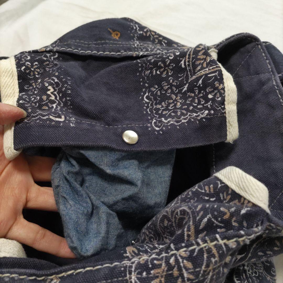 45rpm ペイズリー柄トートバッグ　大人気完売