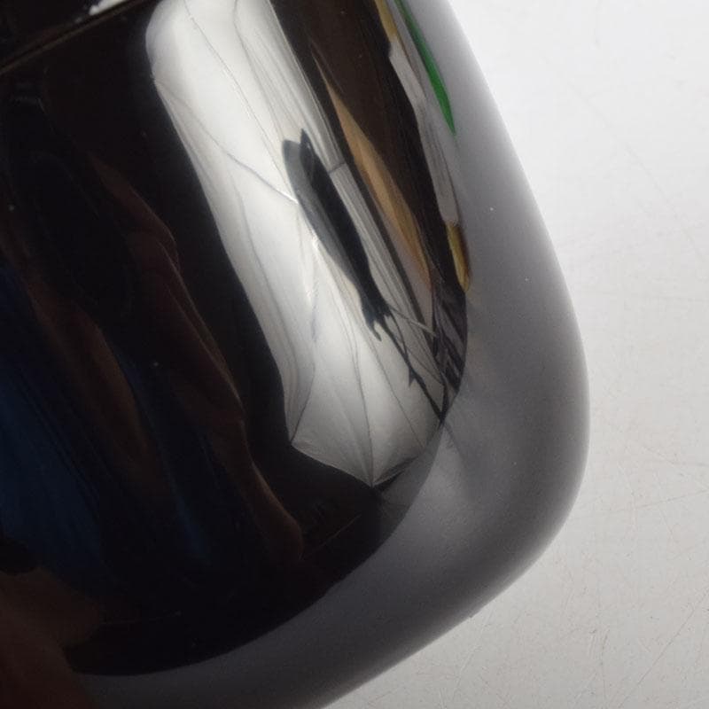 茶道具　蒔絵師　西村弘峰作　クリスマスツリー蒔絵　中棗　共箱　V　9062