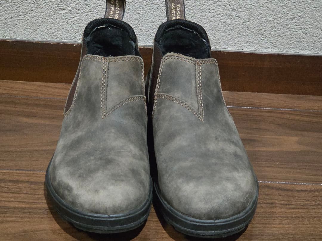 ブランドストーン ローカット サイドゴアブーツ UK4 ラスティックブラウン