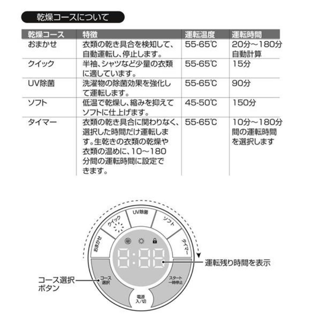 新品 未開封 エルソニック 小型衣類乾燥機 容量1.8kg ECL-CD18
