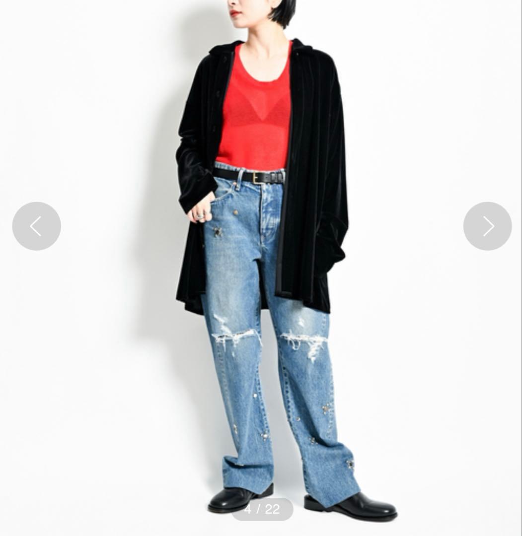 CITYSHOP VELVET OVER シャツ　シティショップ